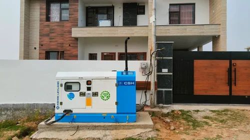 Silent diesel generator